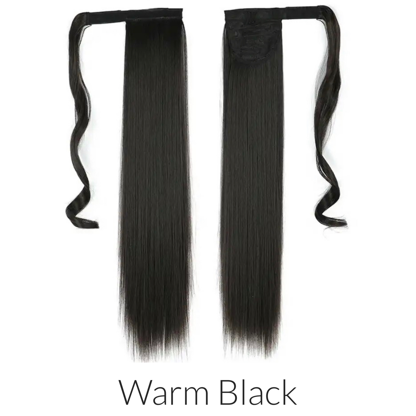 HEAT RESISTANT SYNTHETIC WRAP PONYTAIL