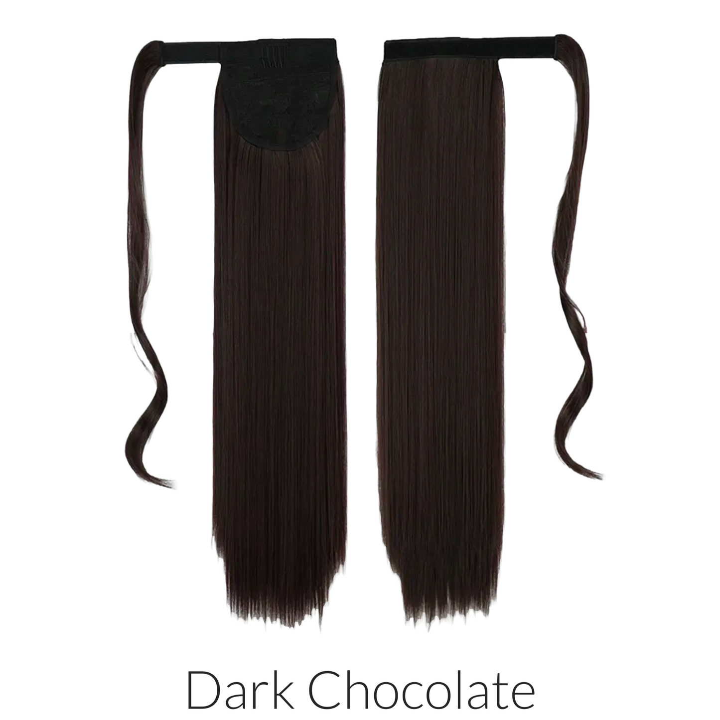 HEAT RESISTANT SYNTHETIC WRAP PONYTAIL