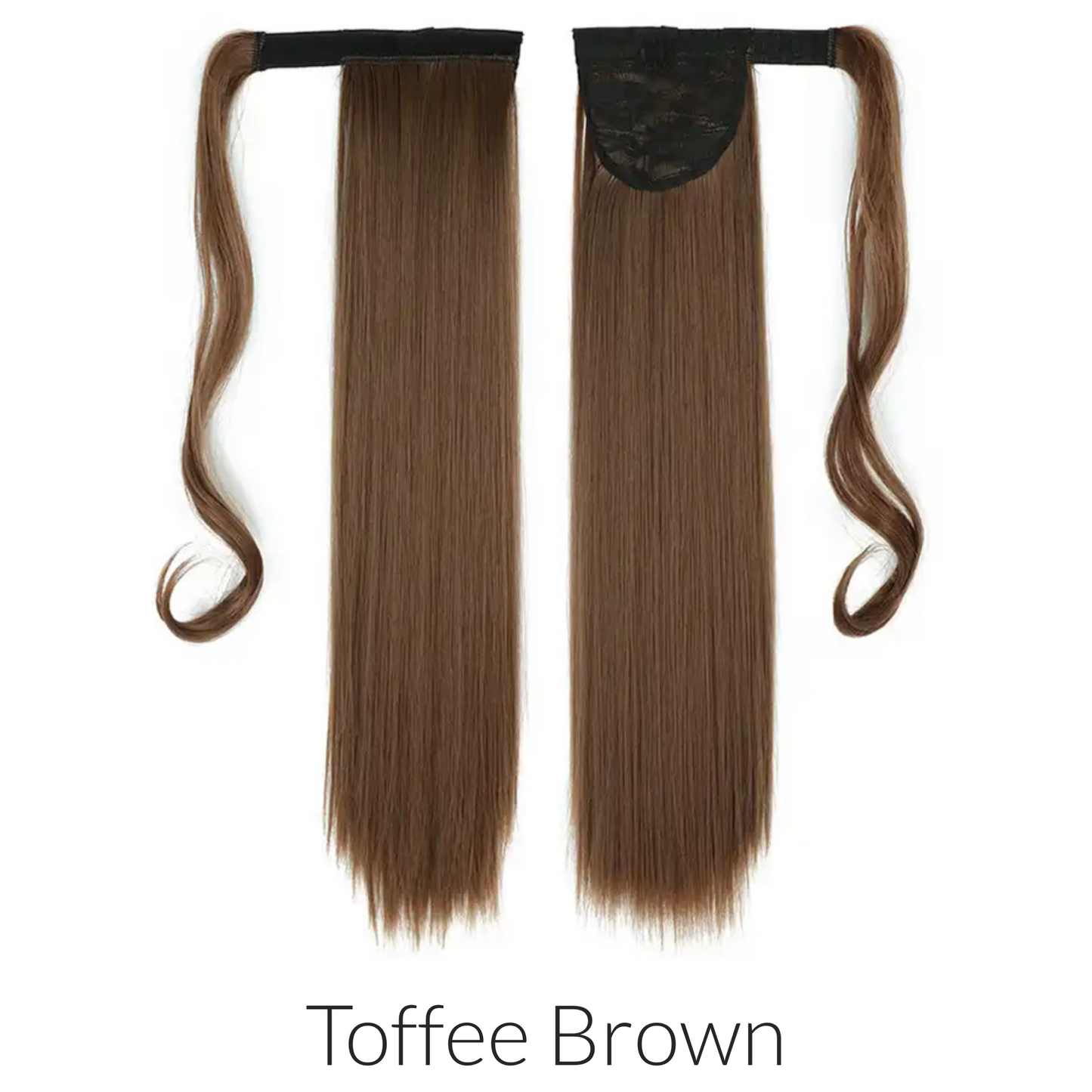 HEAT RESISTANT SYNTHETIC WRAP PONYTAIL