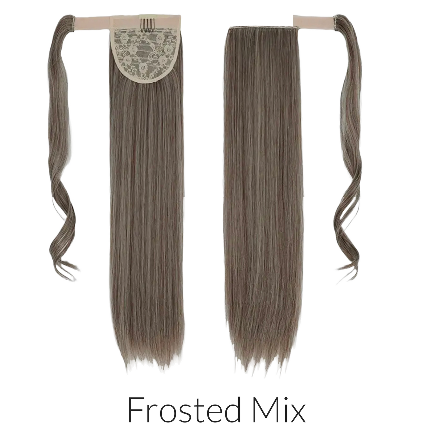 HEAT RESISTANT SYNTHETIC WRAP PONYTAIL