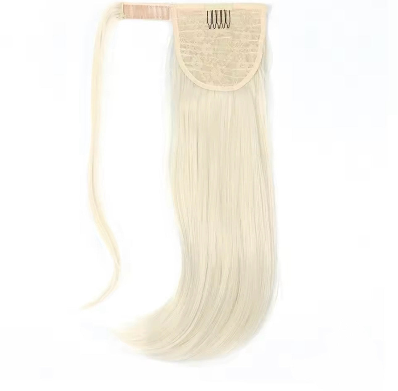 HEAT RESISTANT SYNTHETIC WRAP PONYTAIL