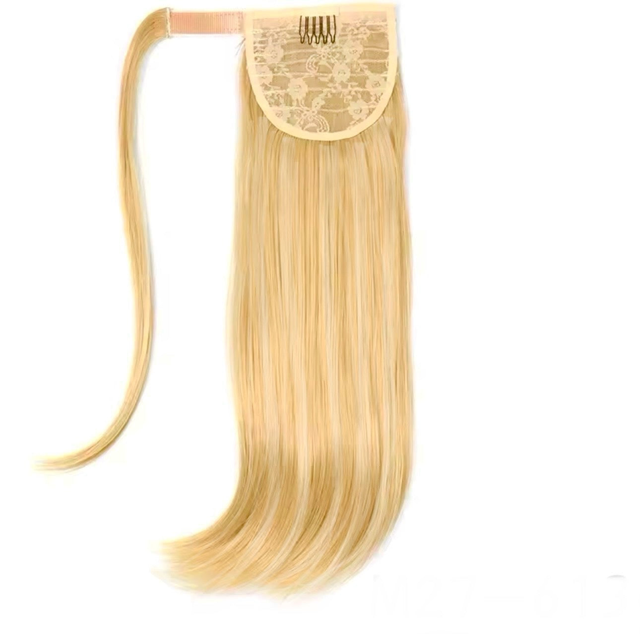 HEAT RESISTANT SYNTHETIC WRAP PONYTAIL