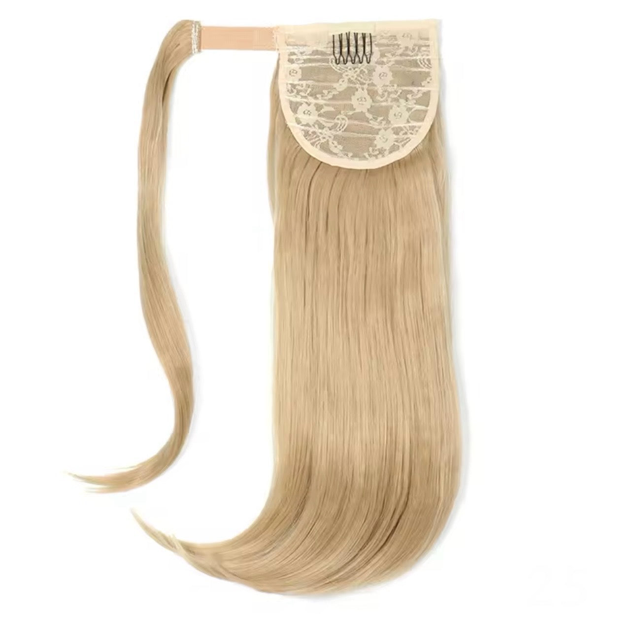 HEAT RESISTANT SYNTHETIC WRAP PONYTAIL