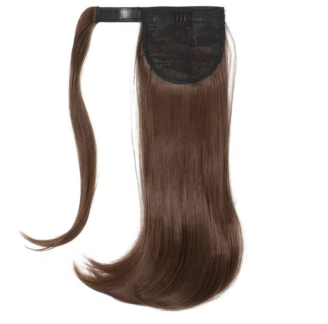 HEAT RESISTANT SYNTHETIC WRAP PONYTAIL