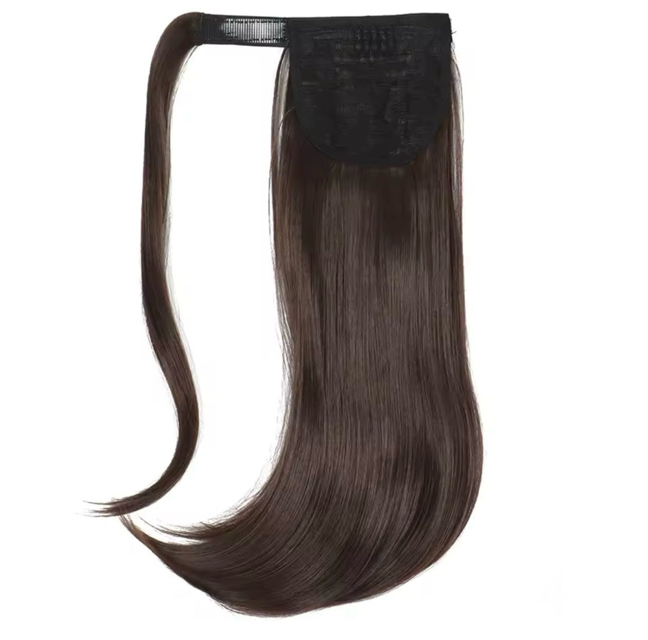 HEAT RESISTANT SYNTHETIC WRAP PONYTAIL