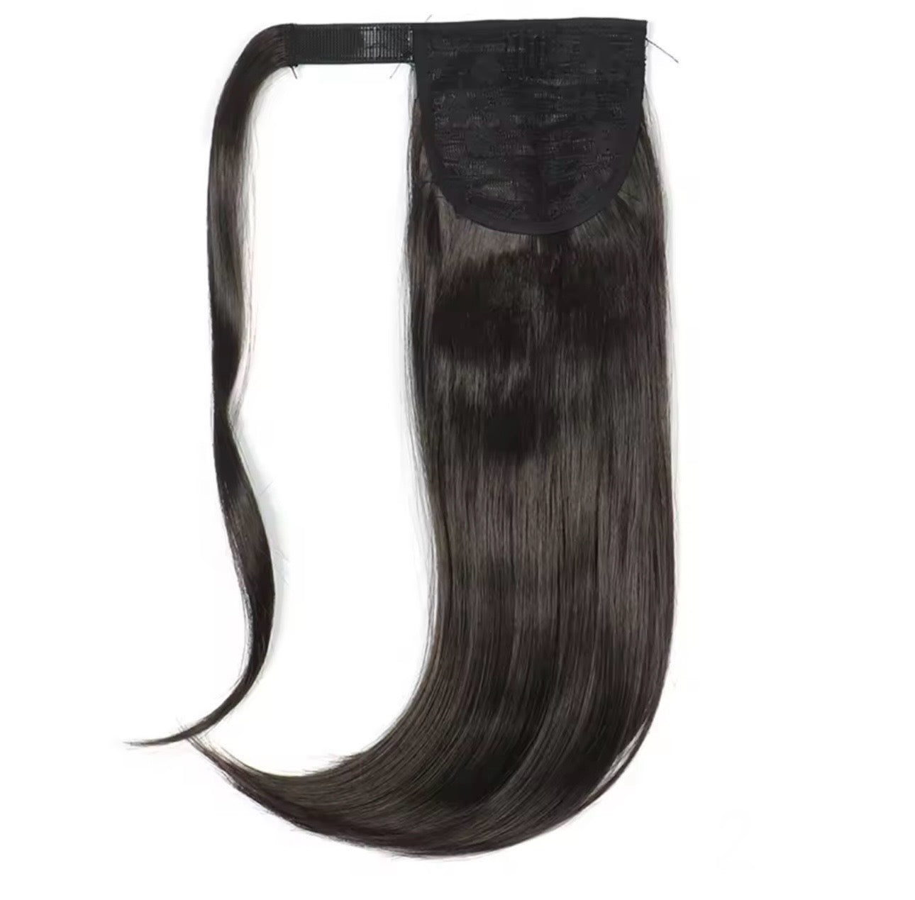 HEAT RESISTANT SYNTHETIC WRAP PONYTAIL