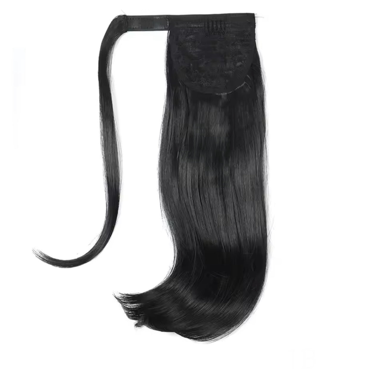 HEAT RESISTANT SYNTHETIC WRAP PONYTAIL