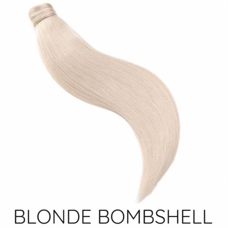 HUMAN HAIR WRAP PONYTAIL
