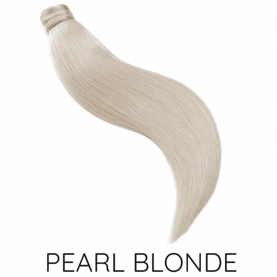 HUMAN HAIR WRAP PONYTAIL