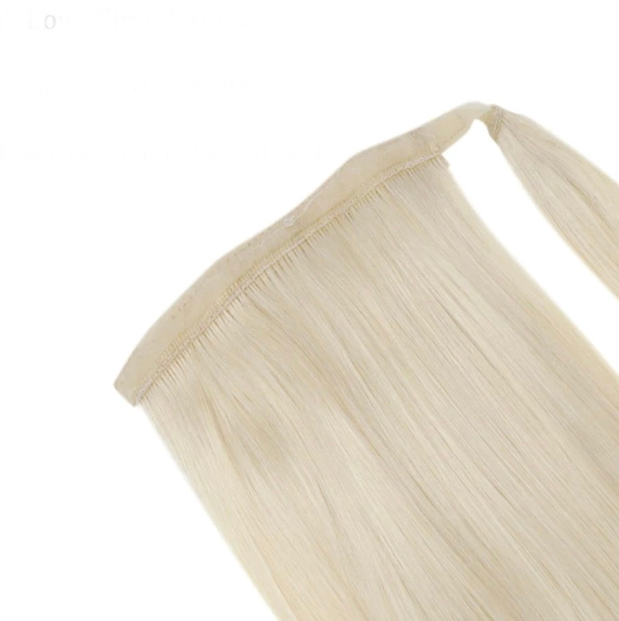 HUMAN HAIR WRAP PONYTAIL