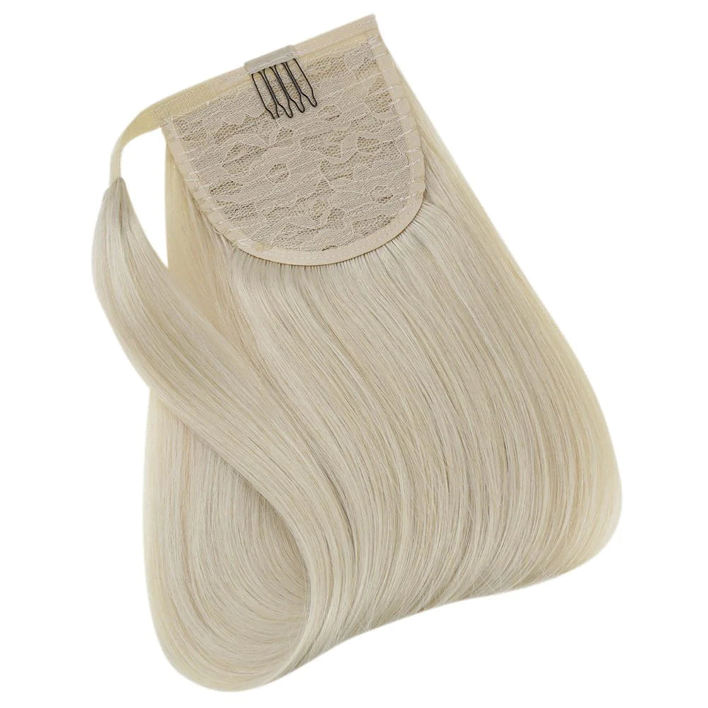HUMAN HAIR WRAP PONYTAIL