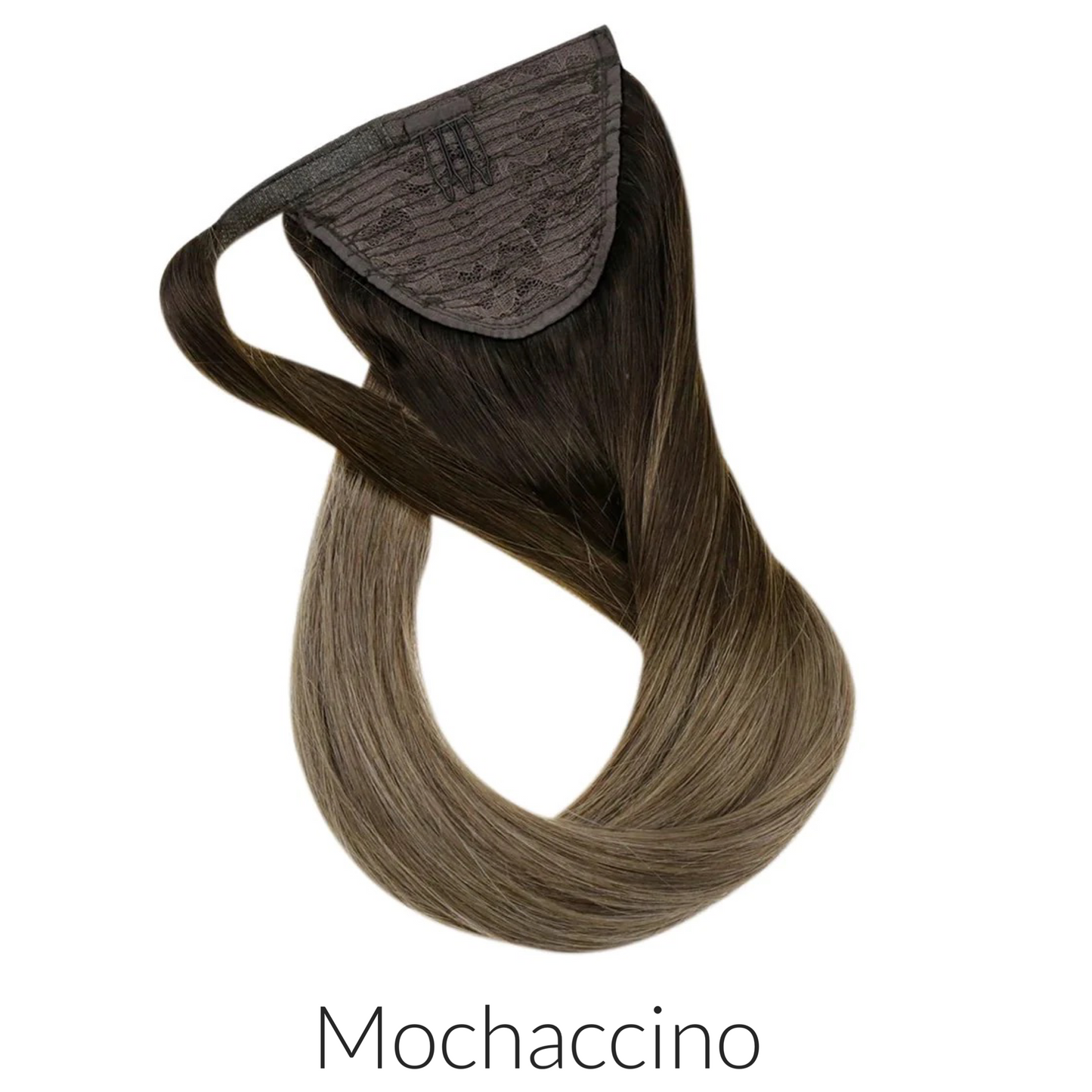 HUMAN HAIR WRAP PONYTAIL